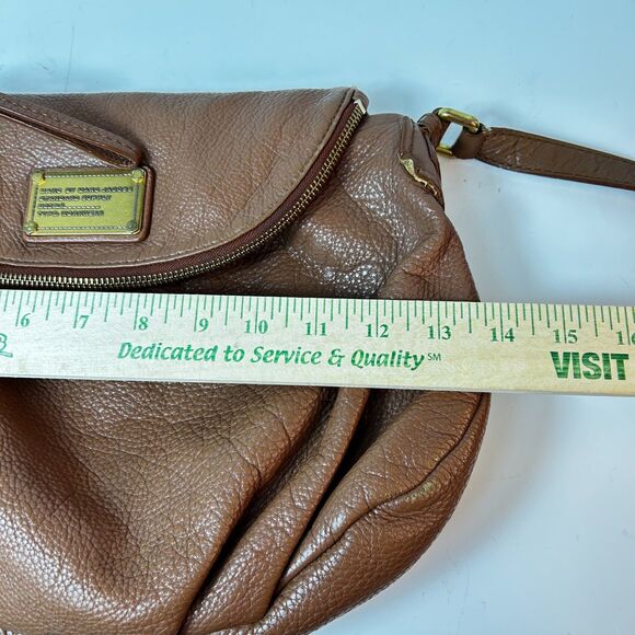 Marc By Marc Jacobs Natasha Caramel Brown Leather Classic Shoulder Crossbody Bag - Picture 12 of 15